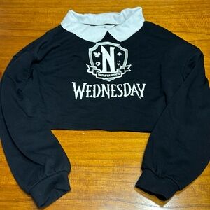 Wednesday cropped sweatshirt